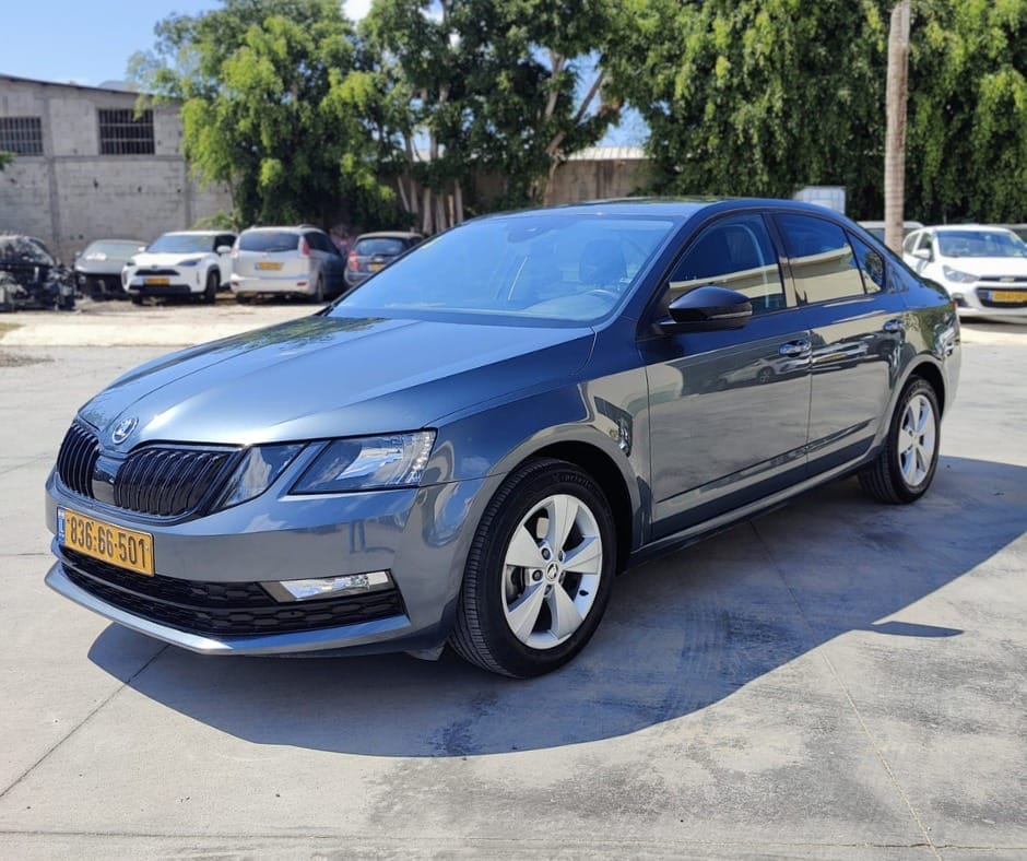 סקודה אוקטביה 2019 בצבע אפור מטאלי - Skoda Octavia